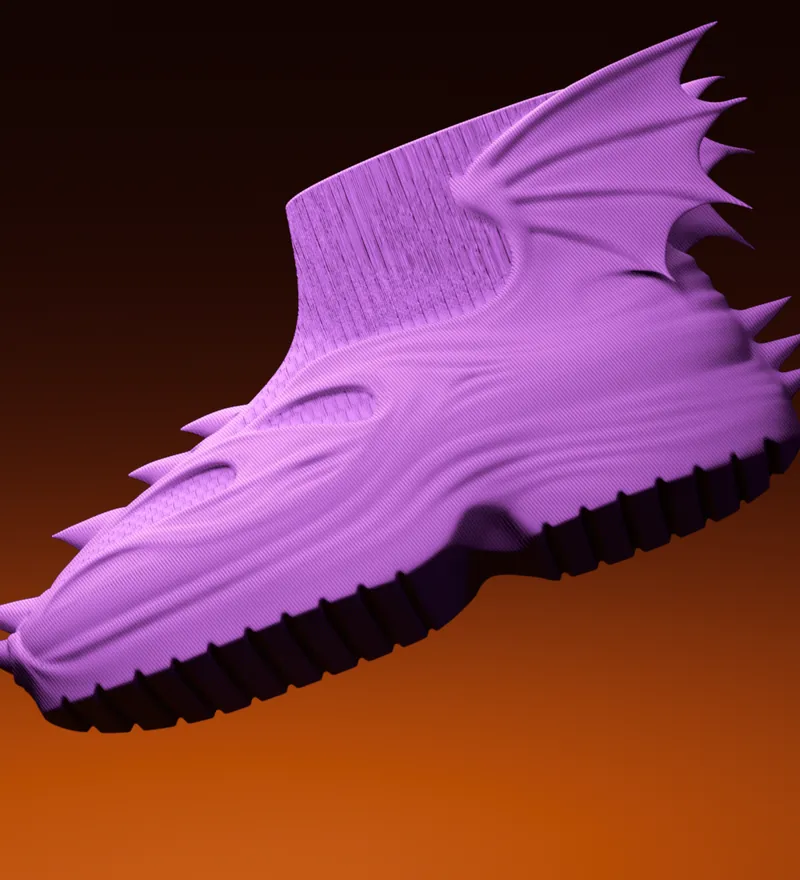 Purple Manticore high-top