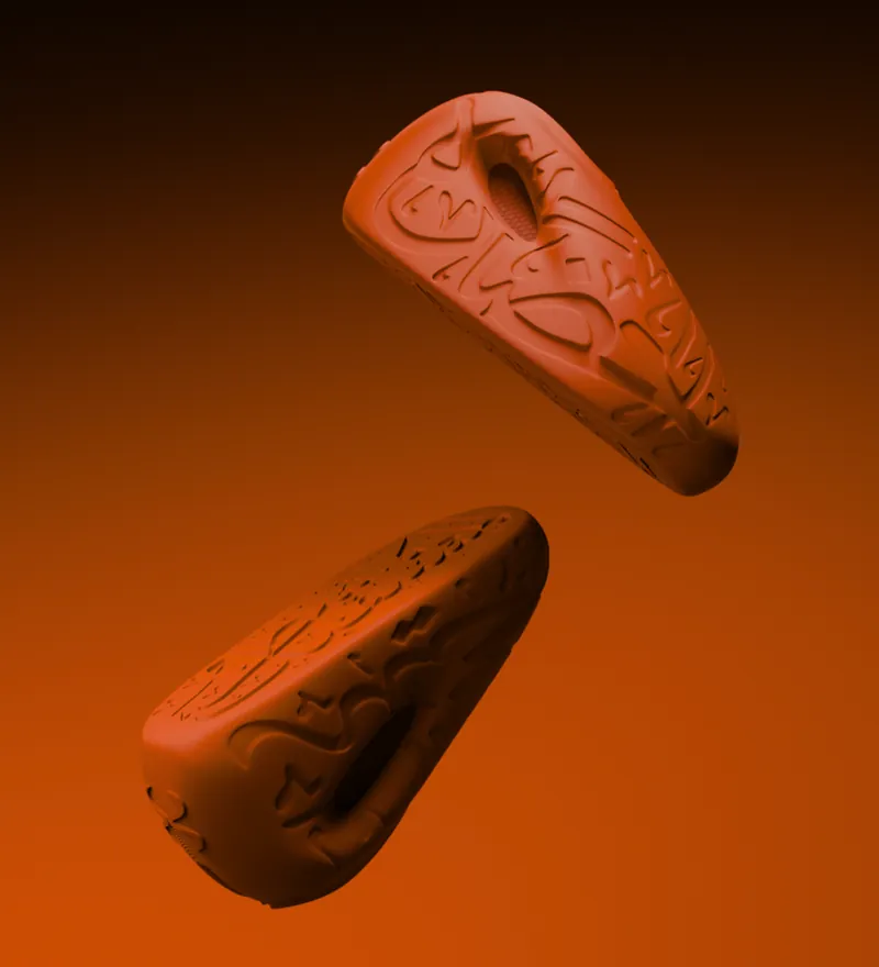 Orange MOTF shoes
