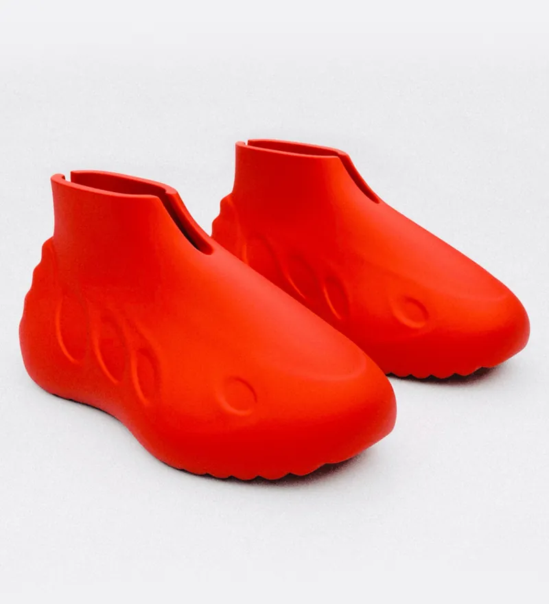 Red Y-1 shoes